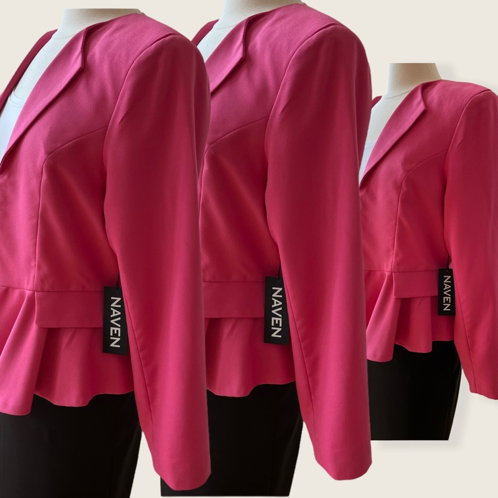 Pink Peplum Jacket